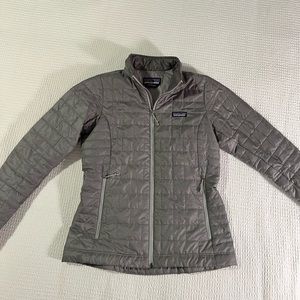 Patagonia Women’s Nano Puff Jacket, Silver Feather Gray - Size Small